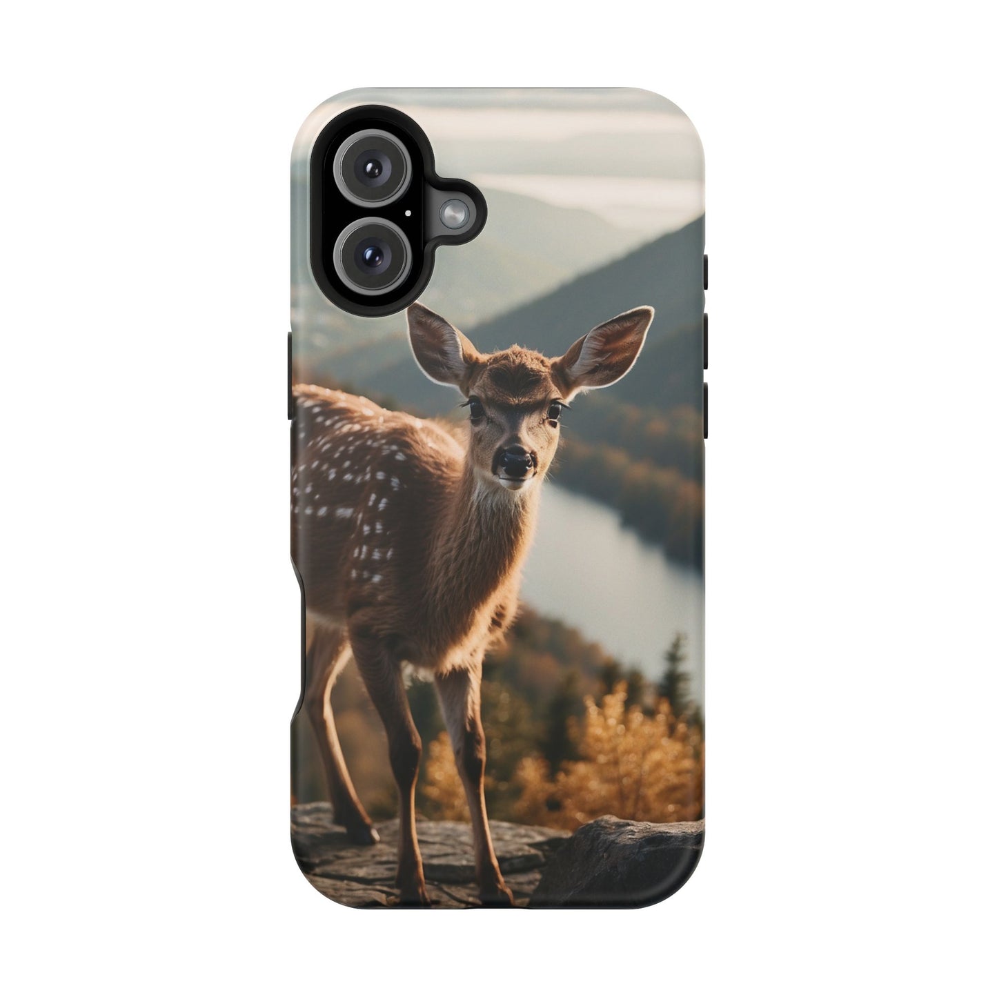 Whimsical Fawn in a Sunlit Forest MagSafe iPhone Case