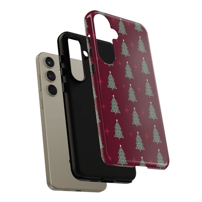 Retro Christmas Tree Pattern – Samsung Galaxy Series Case