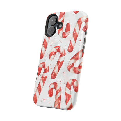 Festive Candy Cane Delight - MagSafe iPhone Series Case