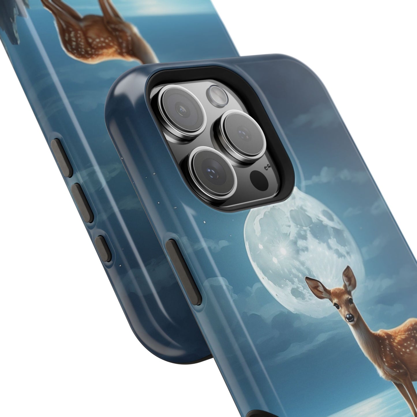 Enchanted Fawn Under the Moonlit Sky MagSafe iPhone Case