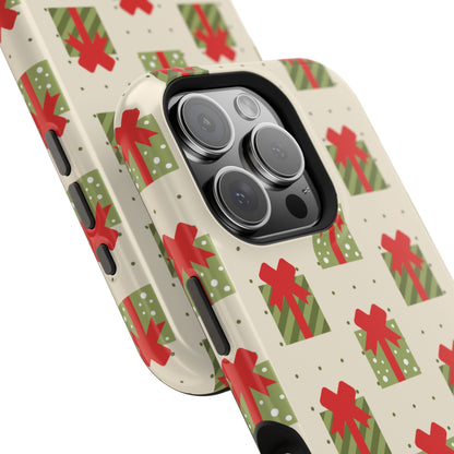 Festive Holiday Gift Pattern - MagSafe iPhone Series Case