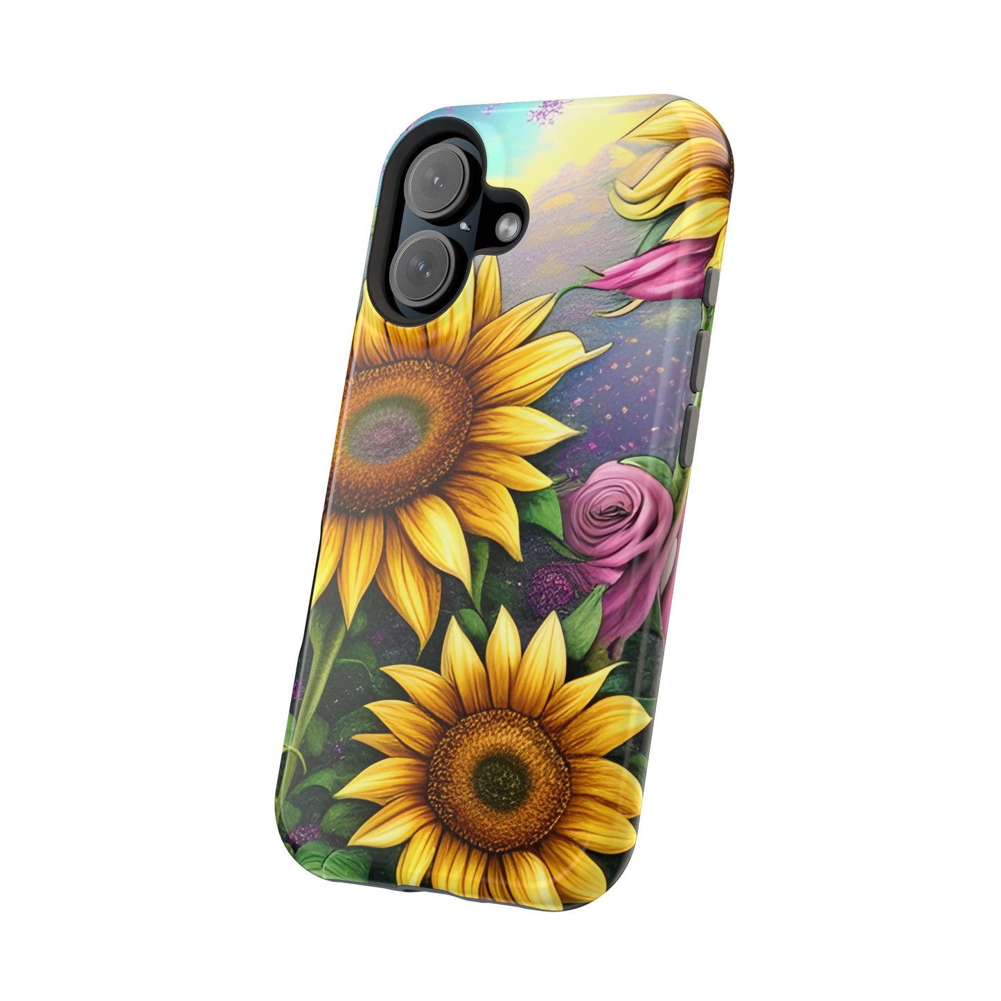 Whimsical Sunflower & Rose Garden - MagSafe iPhone Series Case