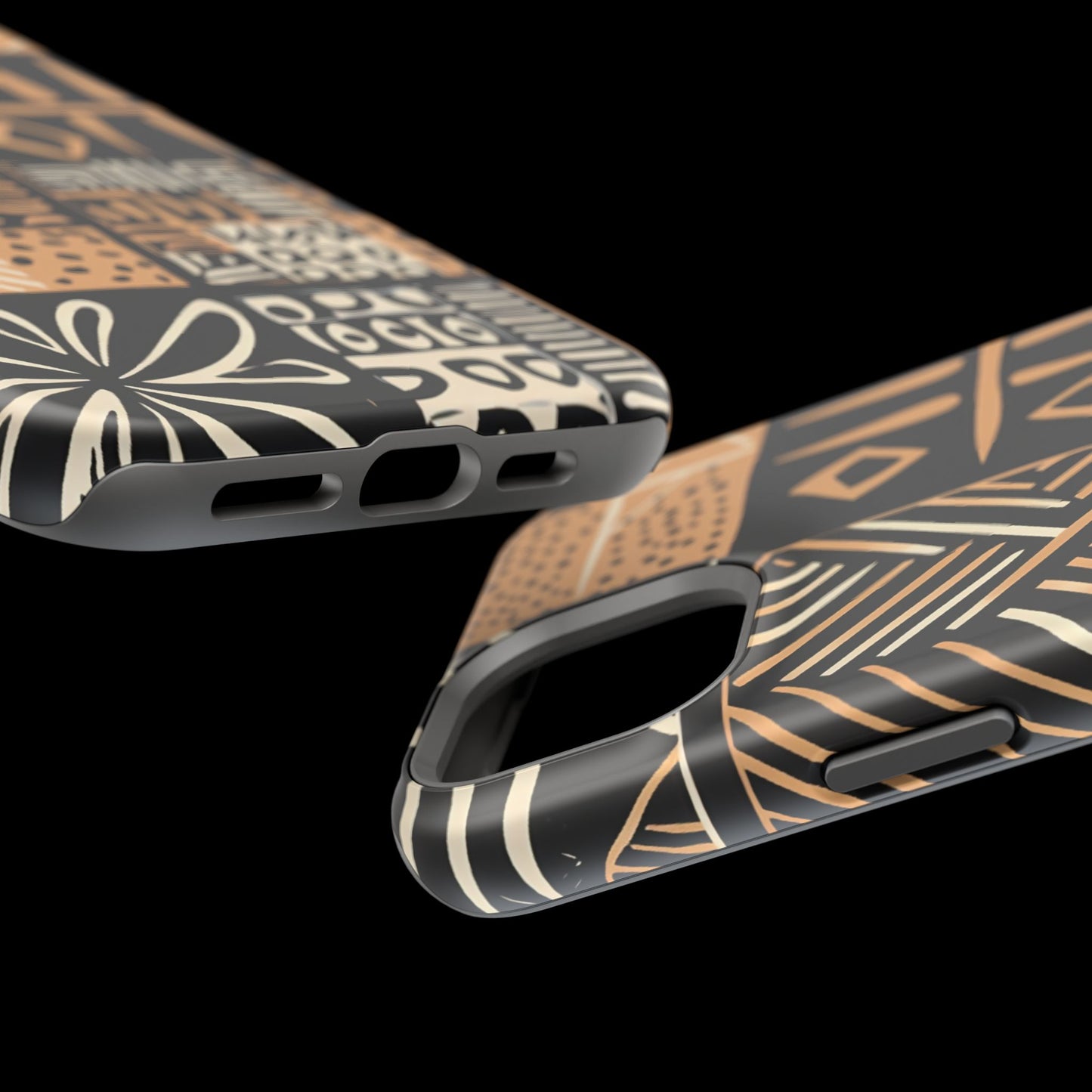 Tribal Geo-Pattern MagSafe Case – Bold Ethnic Design