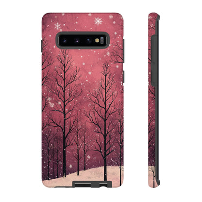 Pink Winter Twilight Forest - Samsung Galaxy Series Case