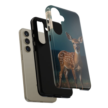 Samsung Galaxy Case – Mystic Fawn Under the Moonlit Sky