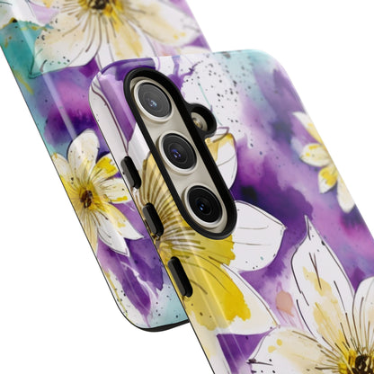 Abstract Floral Watercolor Splash - Samsung Galaxy Series Case