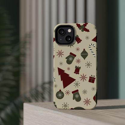 Vintage Holiday Cheer - MagSafe iPhone Series Case