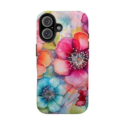 Vibrant Watercolor Floral Garden - iPhone Series Case