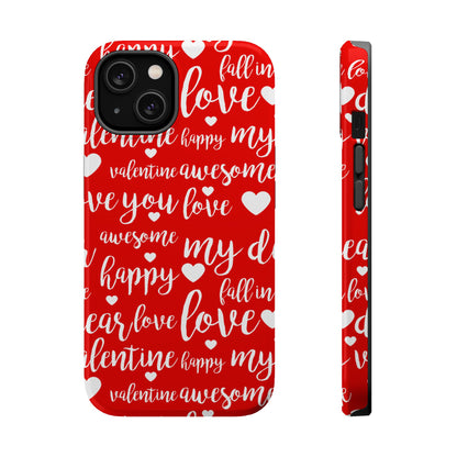 Valentine Words Pattern – MagSafe Case