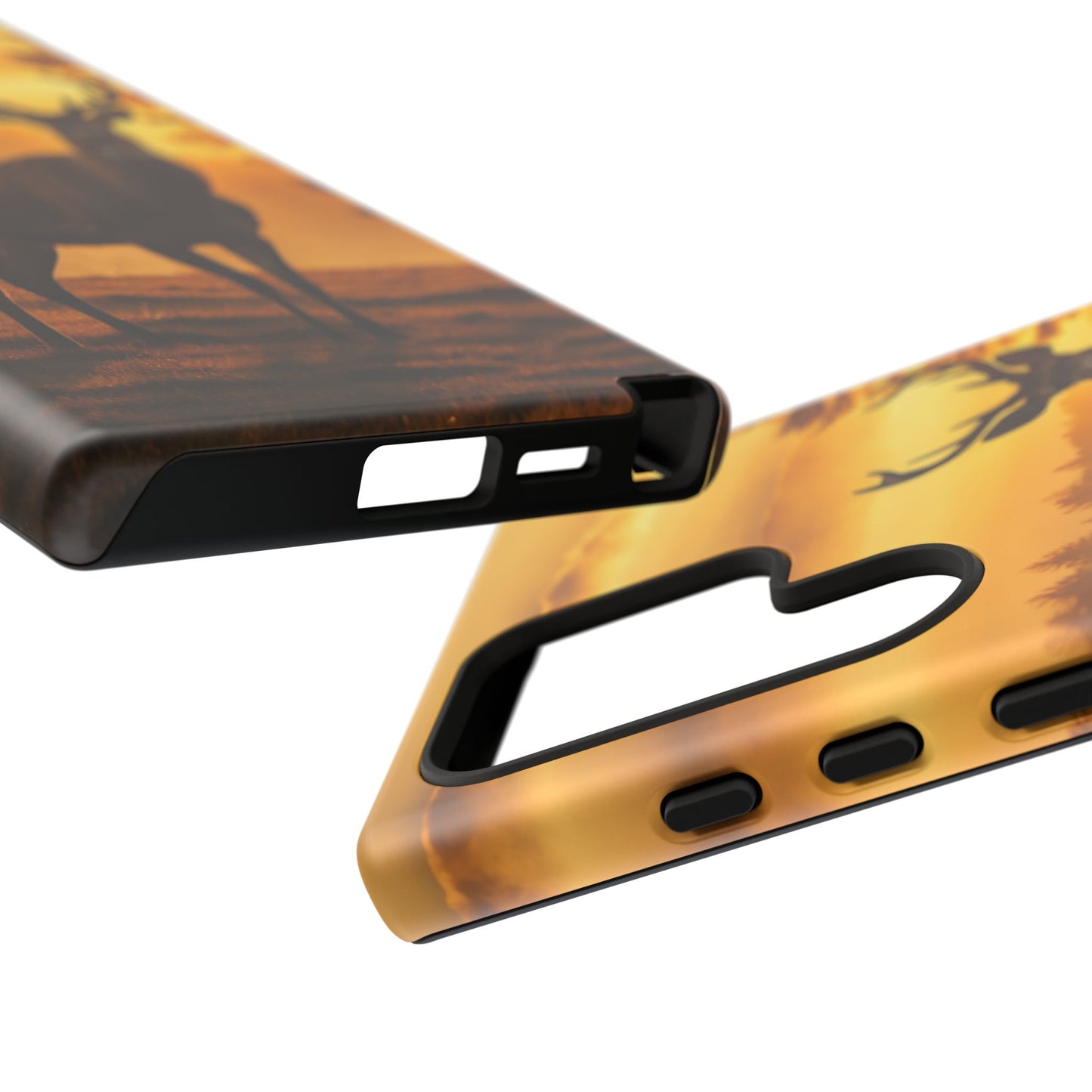 Sunset Majesty: Regal Stag – Samsung Galaxy Case