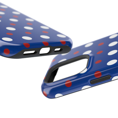 Patriotic Polka Dots – MagSafe iPhone Case