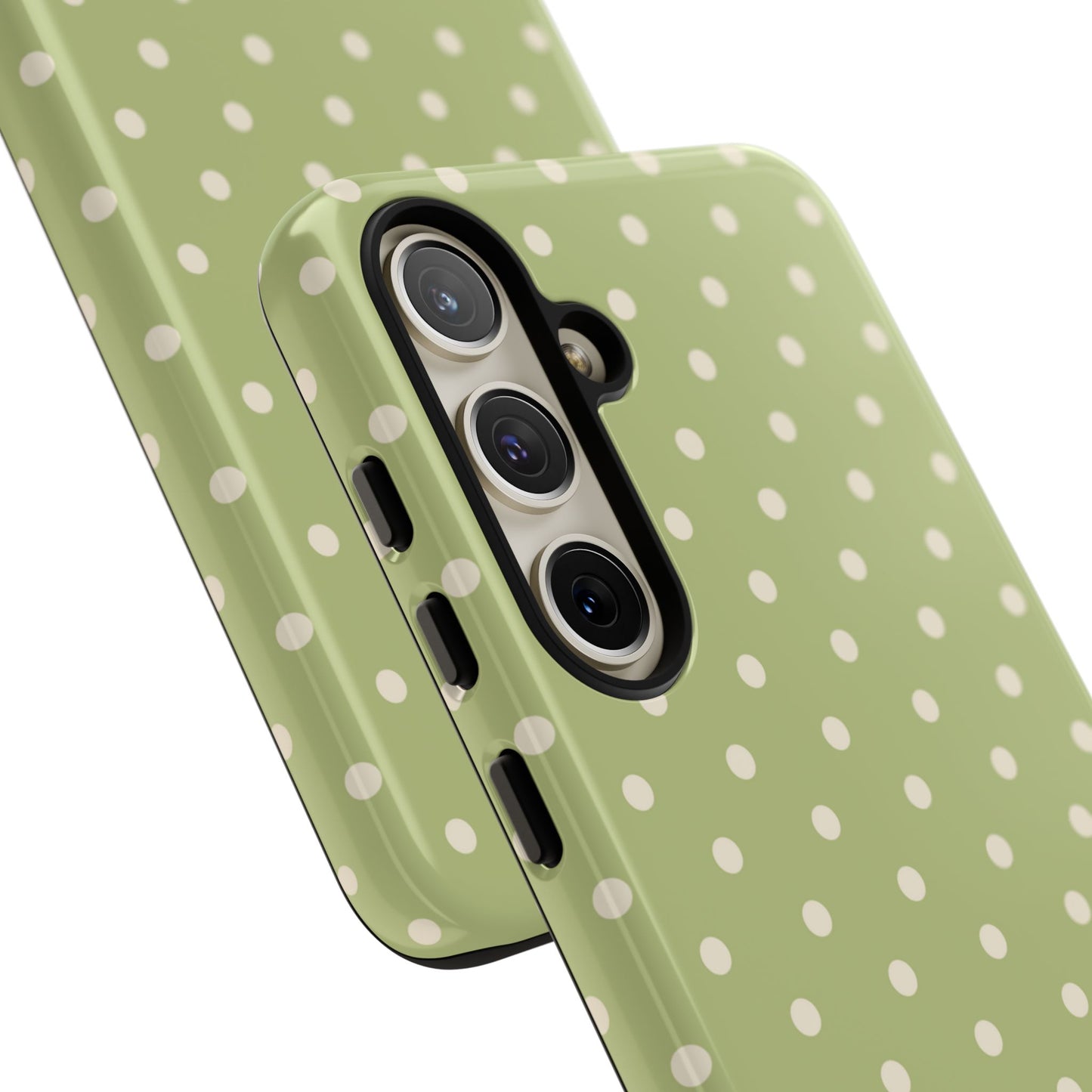 Sage Green Polka Dots – Samsung Galaxy Case