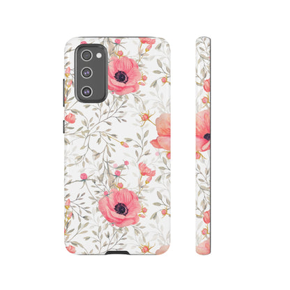 Pink Floral Watercolor Samsung Galaxy Case – Elegant Blossom Design