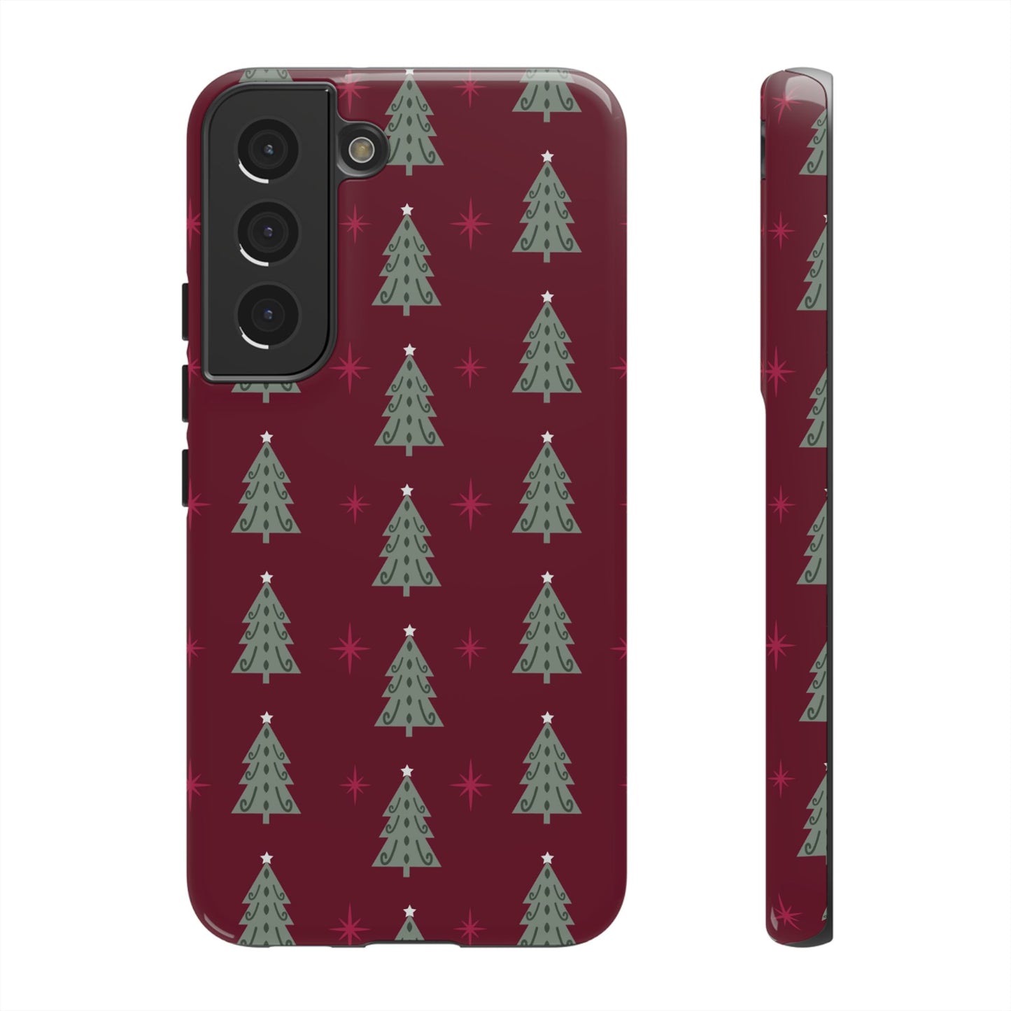 Retro Christmas Tree Pattern – Samsung Galaxy Series Case