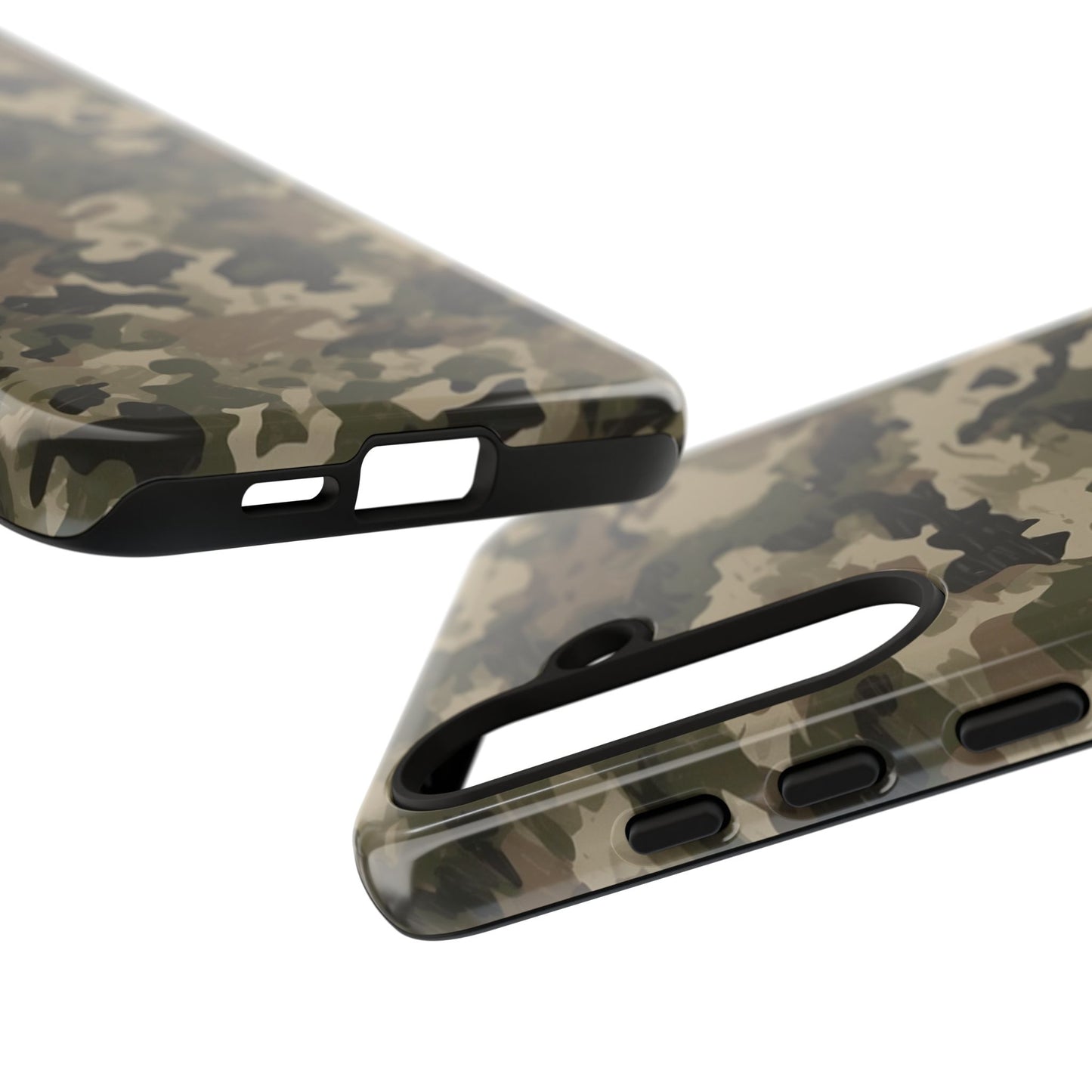 Classic Light Brown Camouflage – Premium Samsung Galaxy Case, Rugged and Stylish