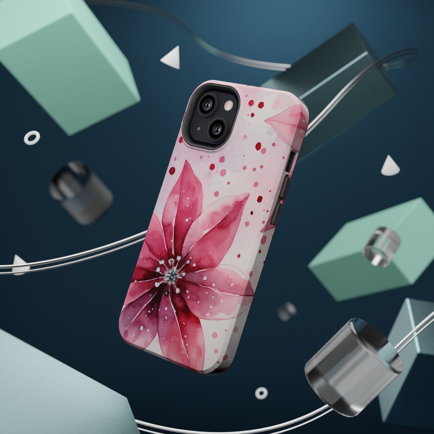 Sapphire Bloom – MagSafe iPhone Case