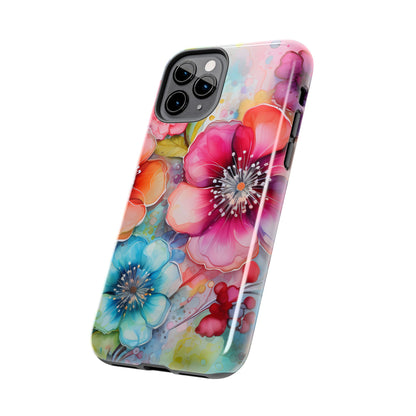 Vibrant Watercolor Floral Garden - iPhone Series Case