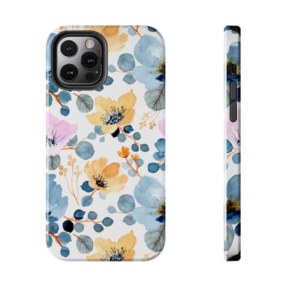 Spring Radiance – iPhone Series Case with Bright Watercolor Flowers