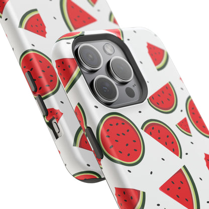 Sweet Watermelon MagSafe iPhone Case – Fresh & Fun Fruit Pattern with Summer Vibes