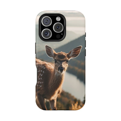 Whimsical Fawn in a Sunlit Forest MagSafe iPhone Case