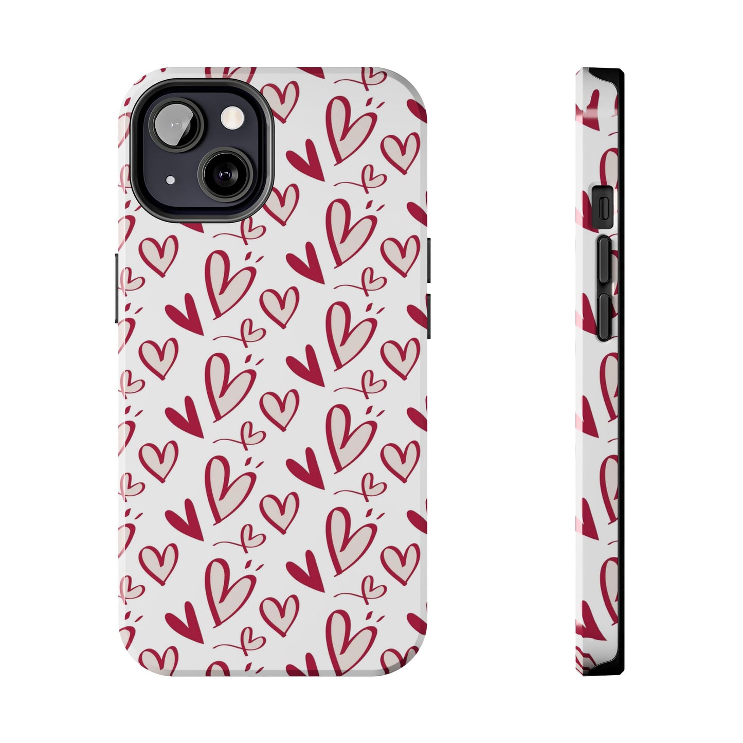 Love Scribbles iPhone Case