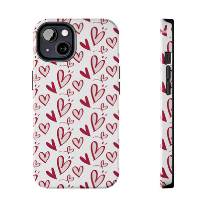 Love Scribbles iPhone Case