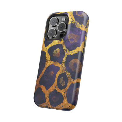 Regal Amethyst Leopard iPhone Case