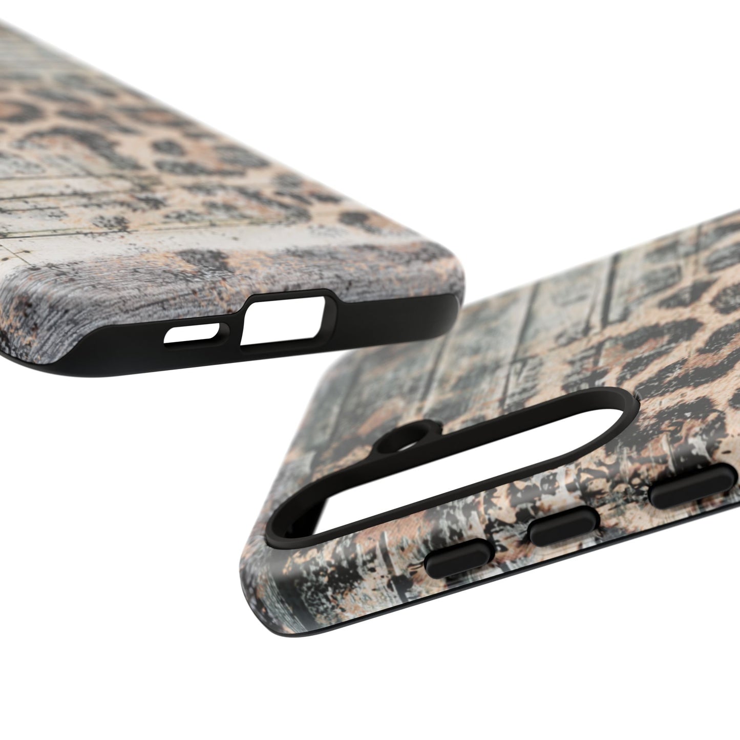 Rustic Leopard Wood Print - iPhone Series Case