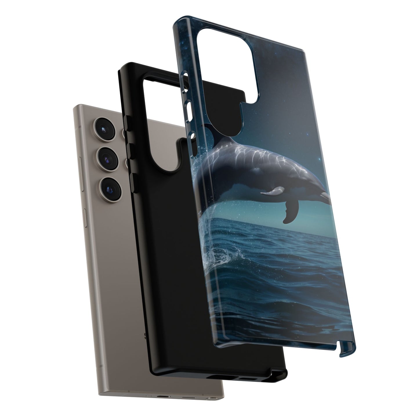 Midnight Ocean Dolphin - Samsung Galaxy Case