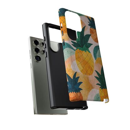 Tropical Pineapple Samsung Galaxy  Case – Vibrant Fruit Design, Tough Dual-Layer Protection