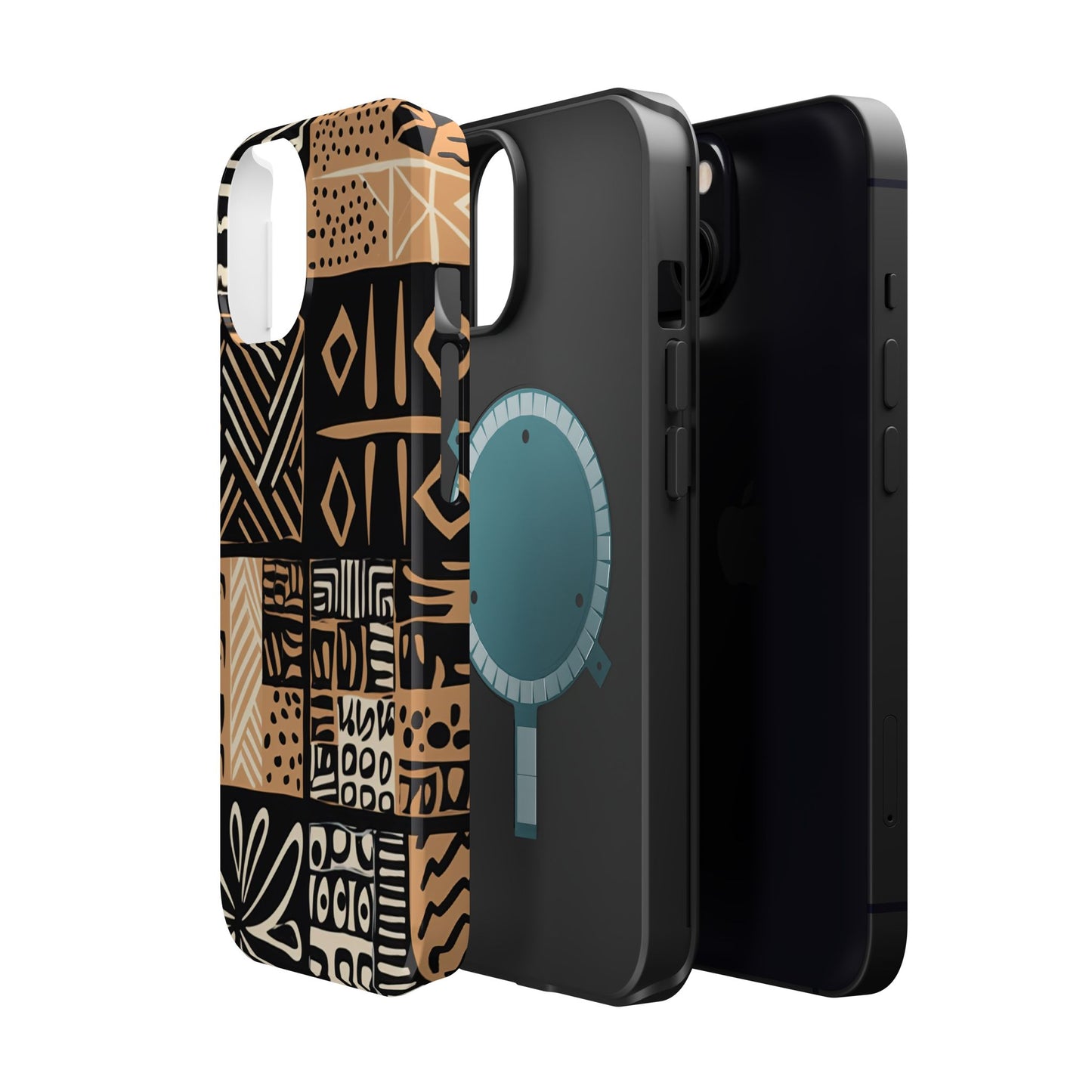 Tribal Geo-Pattern MagSafe Case – Bold Ethnic Design