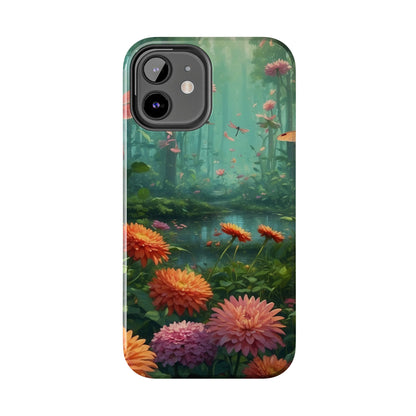 Enchanted Forest Dragonflies & Blossoms – iPhone Series Case