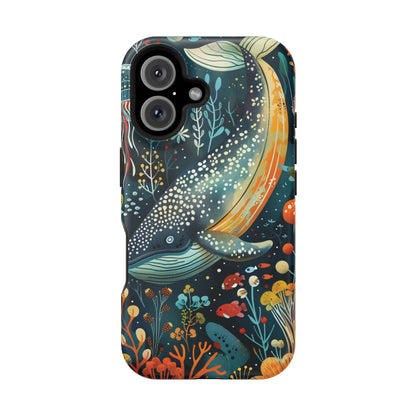 Oceanic Elegance Whale iPhone Case