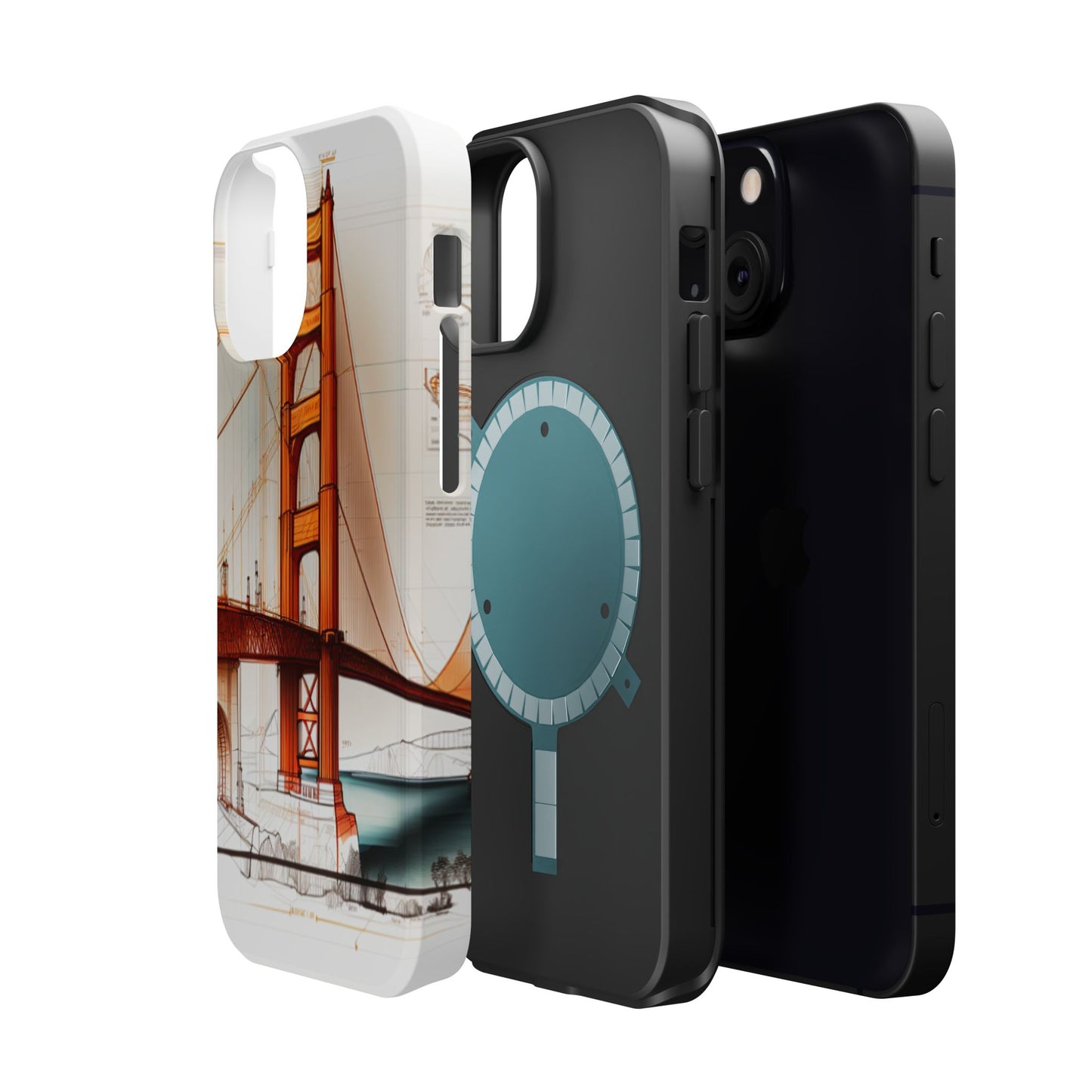 Golden Gate Bridge MagSafe iPhone Case - San Francisco Landmark