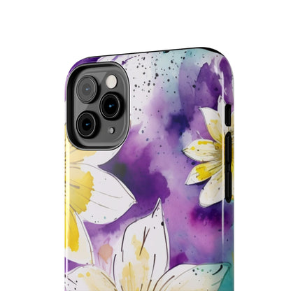 Abstract Floral Watercolor Splash - iPhone Series Case