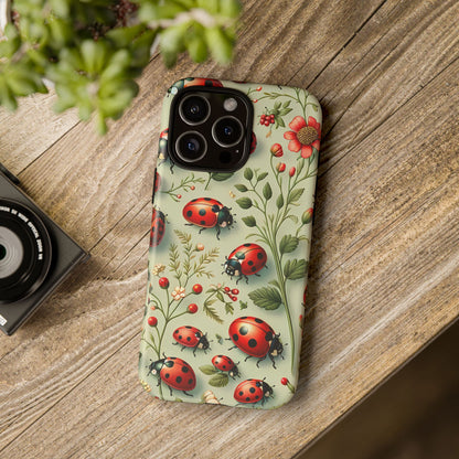 Ladybug Phone Case - Tough Dual Layer Protection - Perfect Gift For The Ladybug Lover In Your Life