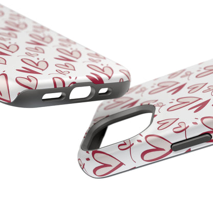 Love Scribbles MagSafe iPhone Case