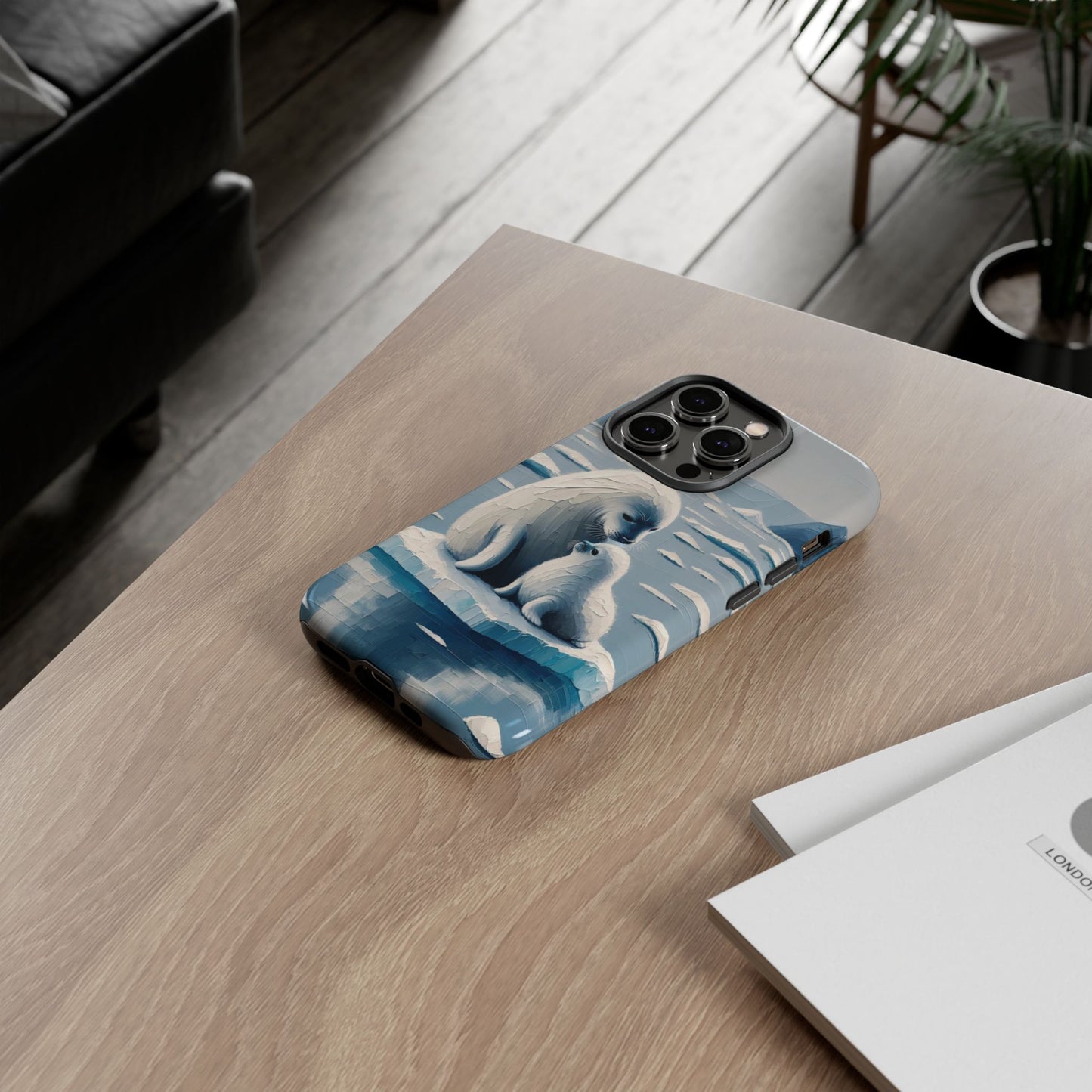 Arctic Serenity Seal iPhone Case