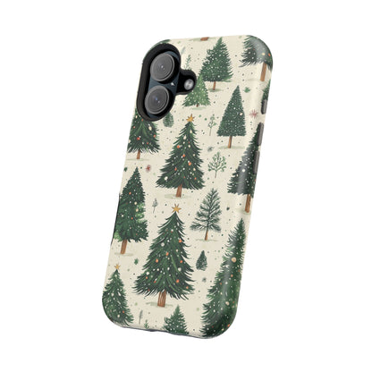 Festive Christmas Tree Forest Pattern – MagSafe iPhone Series Case