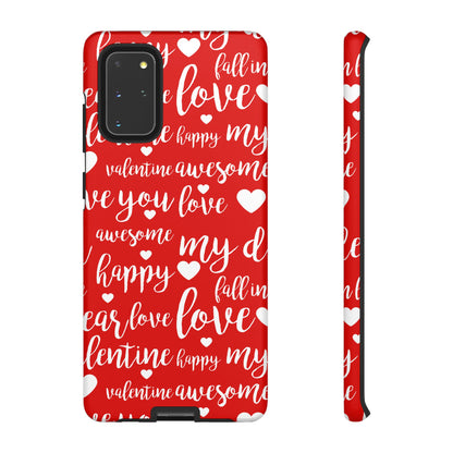 Valentine Words Pattern – Samsung Galaxy Case