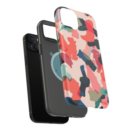 Modern Earthy Camo Abstract – MagSafe iPhone Case