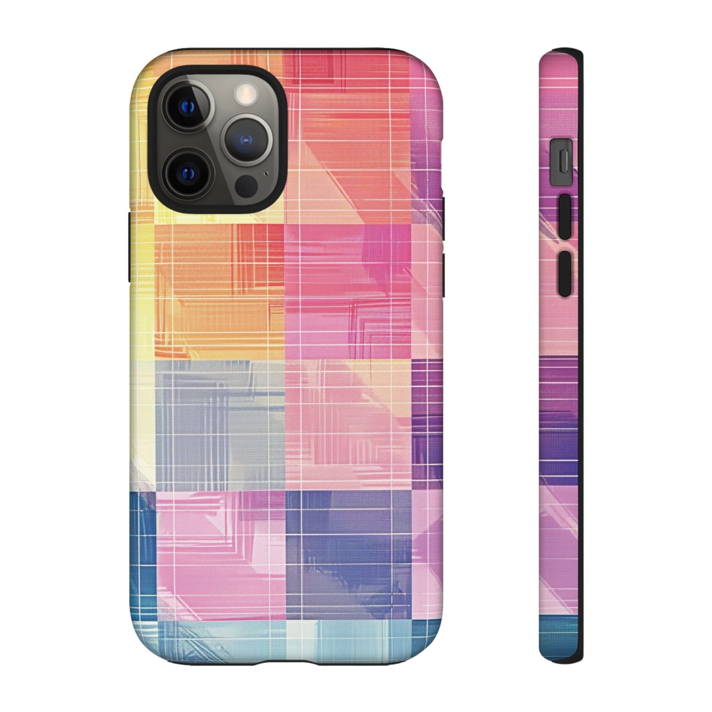 Pastel Panache Watercolor Plaid Case