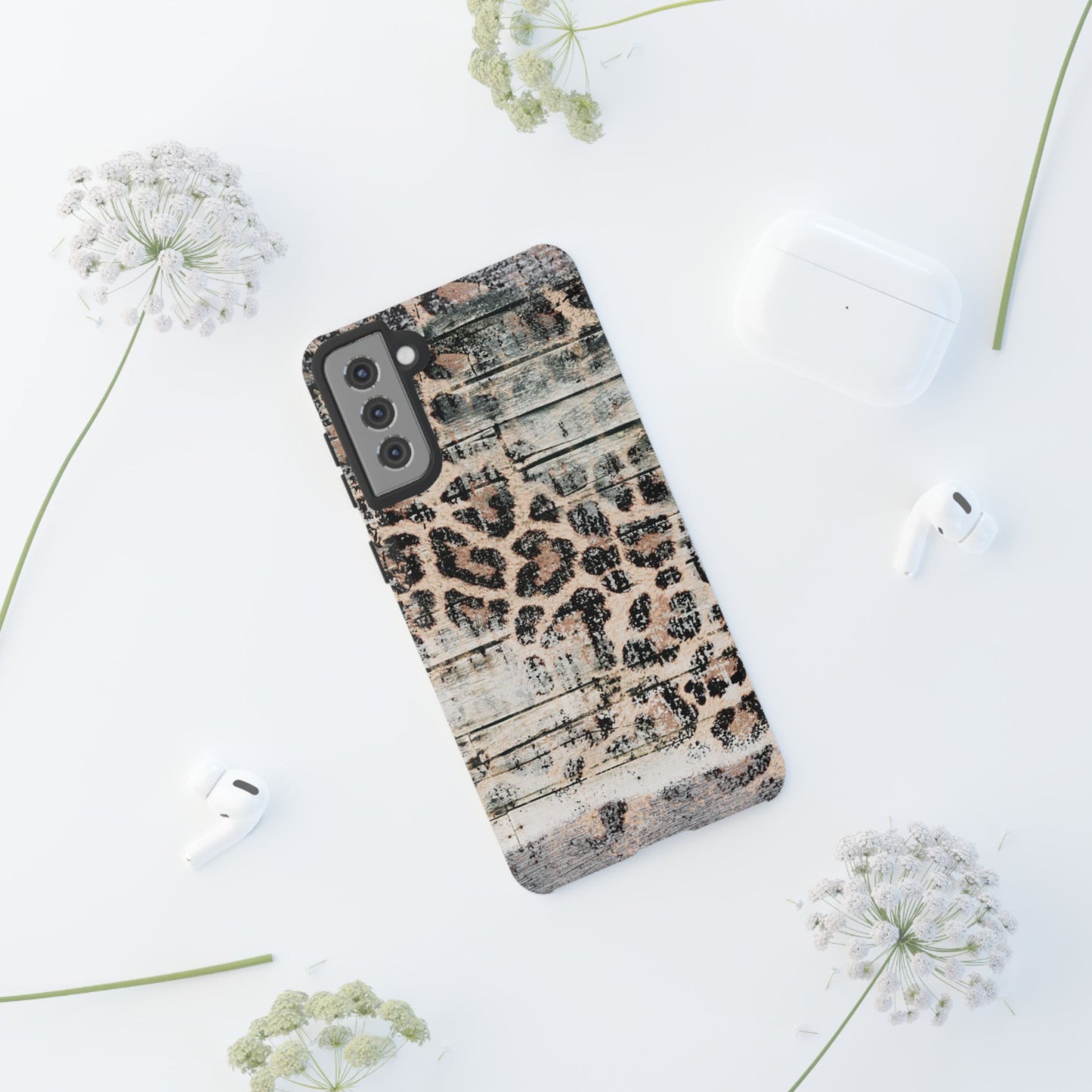 Rustic Leopard Wood Print - iPhone Series Case