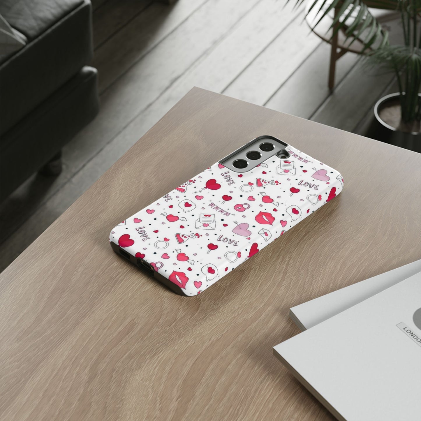 Samsung Galaxy Case: Romantic Love-Inspired Icons Case