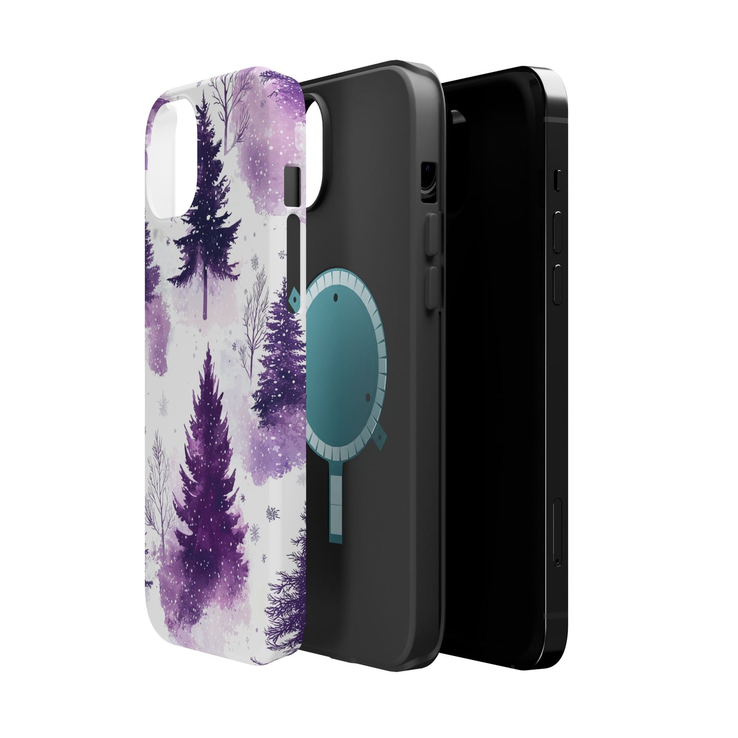 Purple Snowy Forest - MagSafe iPhone Series Case