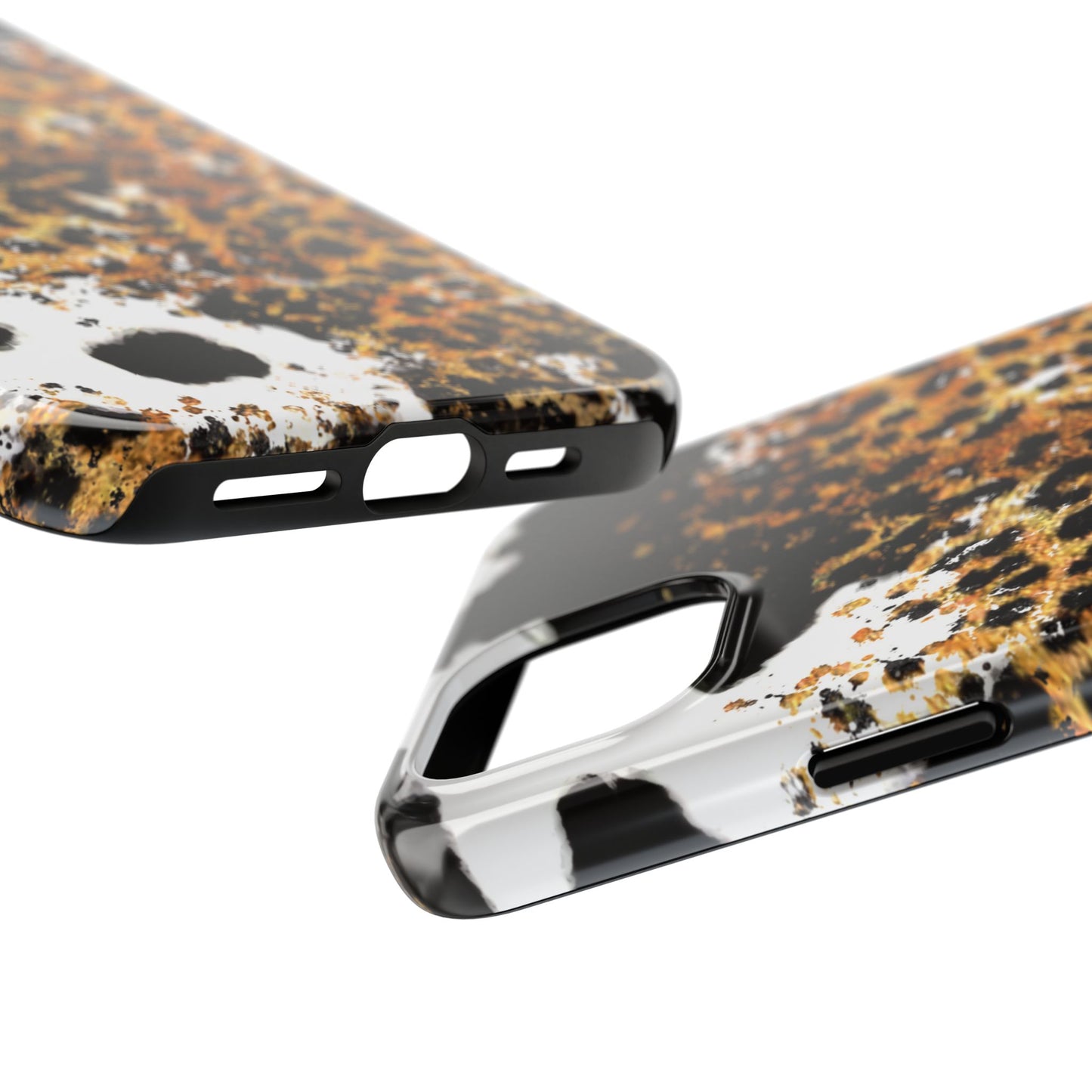 Bold Leopard Ink Splash - iPhone Series Case