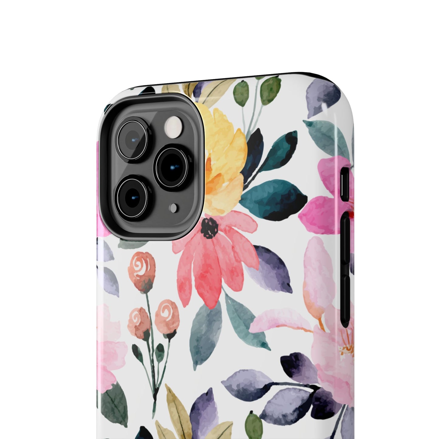 Blossoming Beauty – iPhone Series Case with Vibrant Watercolor Flowers