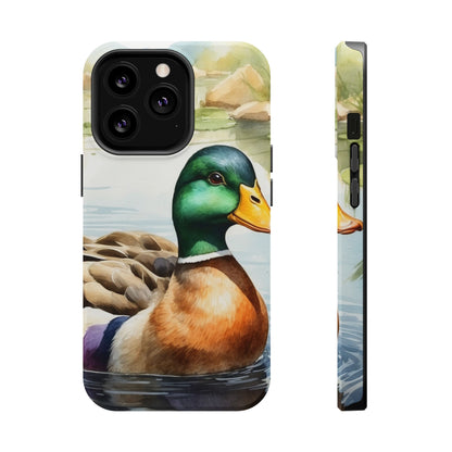 Serene Duck Reflection - MagSafe iPhone Case