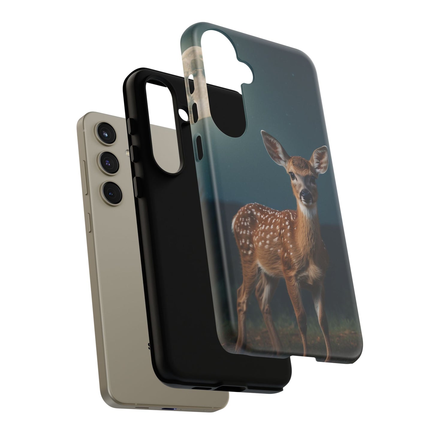 Samsung Galaxy Case – Mystic Fawn Under the Moonlit Sky