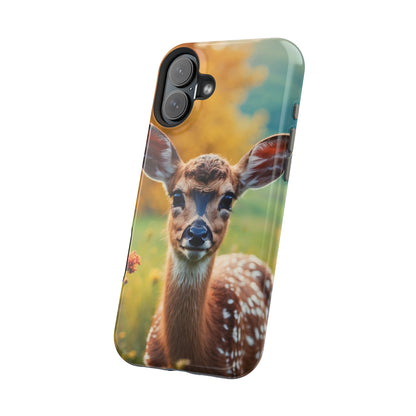 MagSafe-Compatible iPhone Case – Golden Meadow Fawn